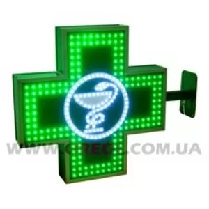 Аптечный крест на светодиодах
