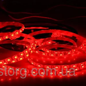 Светодиодная (LED) лента 60SMD(5050)12V 5м. Красный цвет