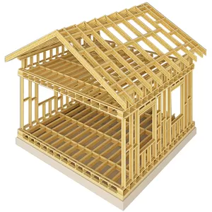 Строим,  деревянный дом,  двутавровая балка,  клееный брус,  фальш-брус