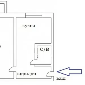 2 кімнатна в центрі,  без комісії