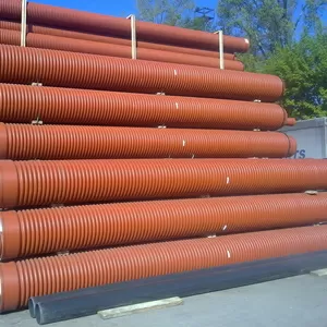 Трубы гофрированные для наружной канализации