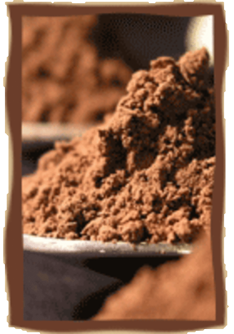  какао-порошок натуральный ,  алкализированный (JB Cocoa, Малайзия)