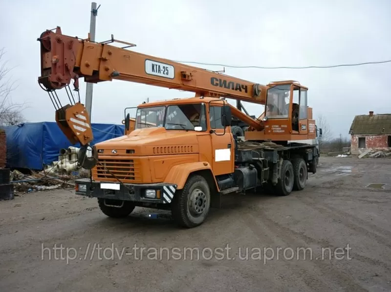 Послуги автокранів Силач КТА-18т,  КТА-25т.