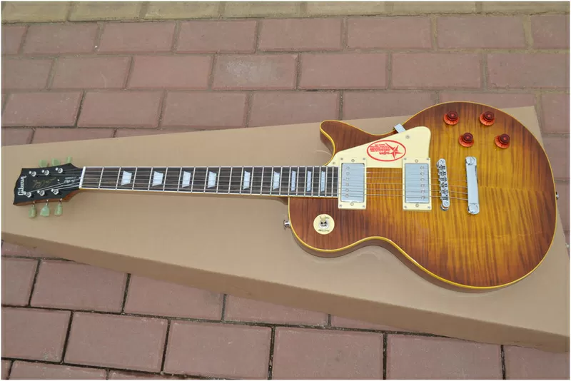 Gibson Les Paul Standart Custom shop 1959 R9 Tiger Flame