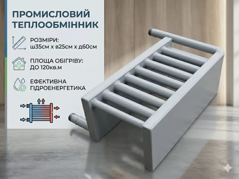 Котли,  вставки,  теплообмінники,  змійовики в піч,  грубку,  лежанку,  камі